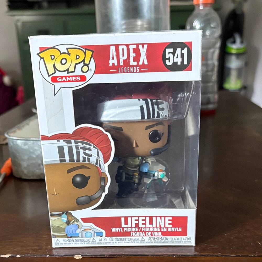 Funko Pop Games Apex Legends Lifeline Figure with Red and White Details